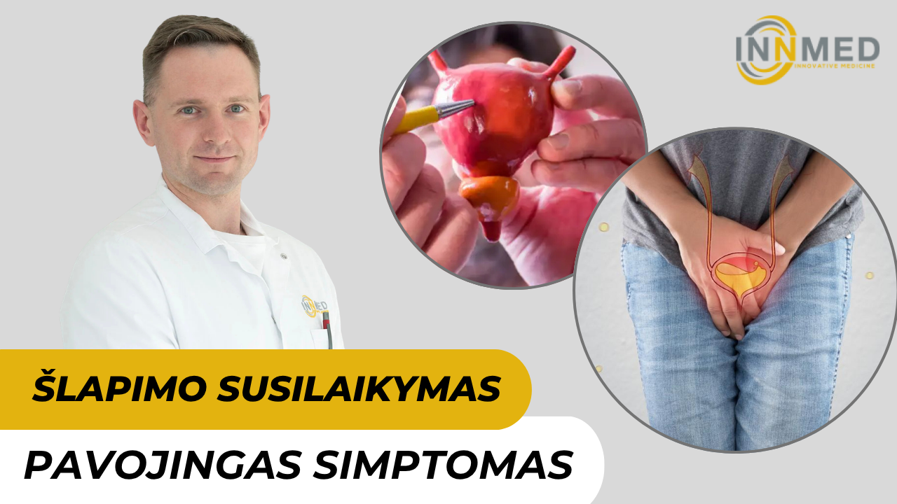 Šlapimo susilaikymas vyrams